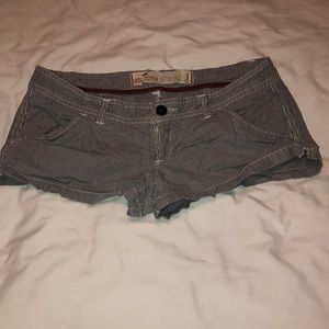 Hollister Striped Short Shorts
